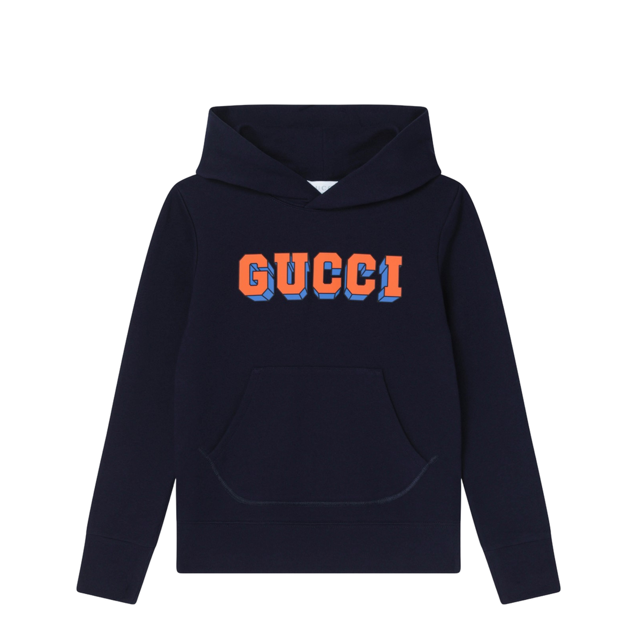 Navy Blue Hoodie with Logo