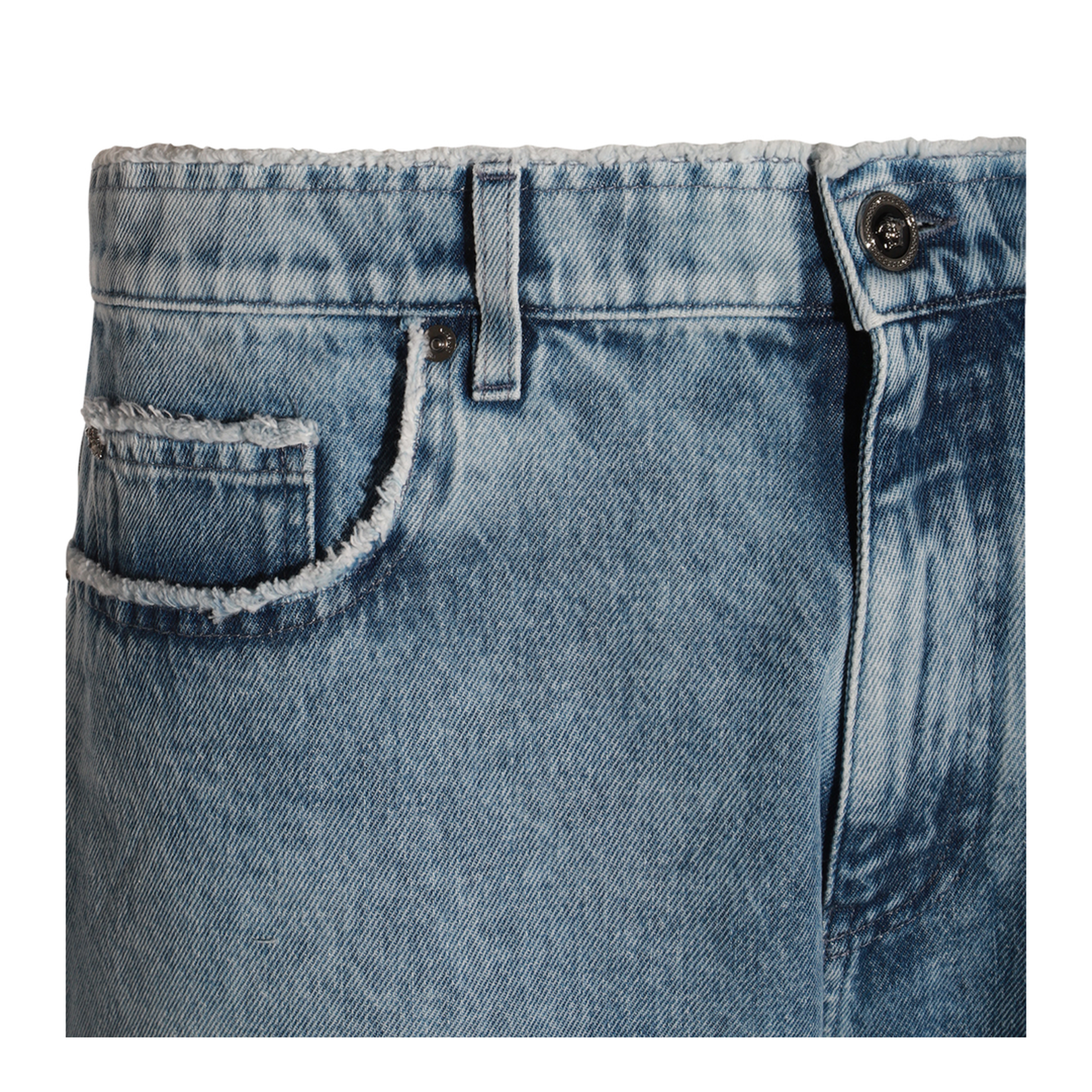 Light Blue Five Pocket Jeans