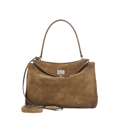 MAYFEYR - Balenciaga - Small Rodeo Handbag In Suede - 7897792AB4G2533