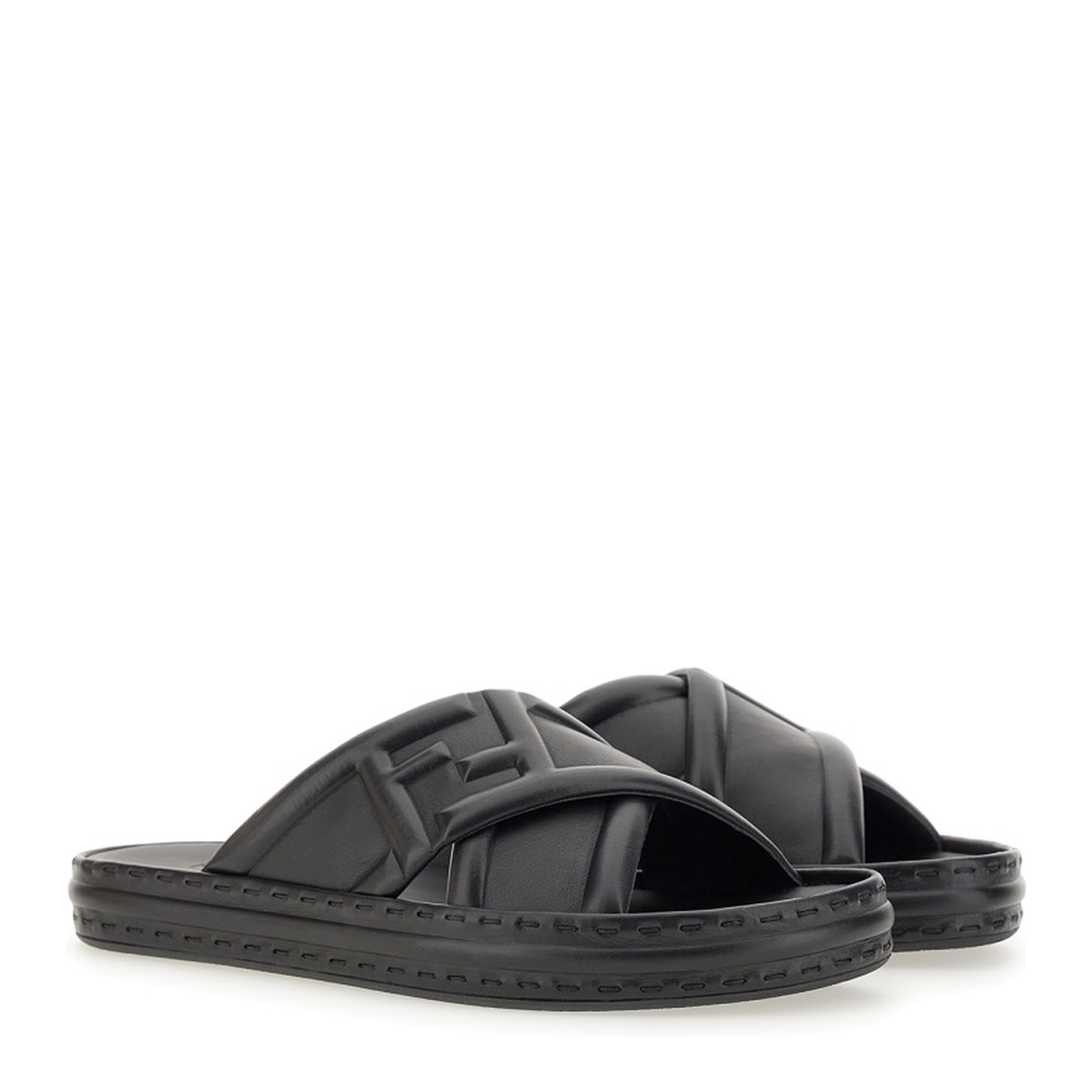 Black Leather Sandal