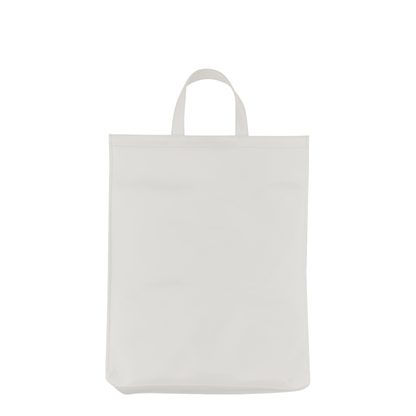 White Shopper Logo Tote Bag