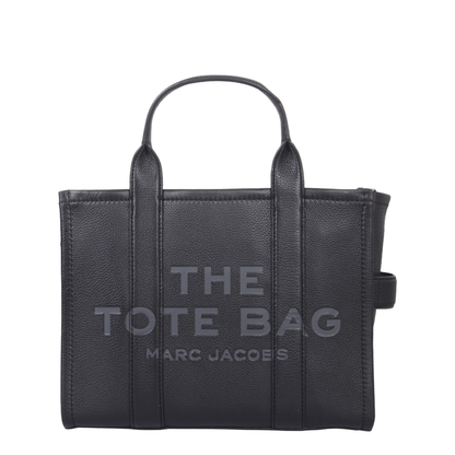 Medium Tote Bag In Black Leather