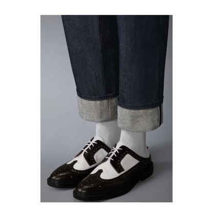 MAYFEYR - Thom Browne - Denim 5 Pockets Trouser In Japanese Selvedge Denim - MTU345SF1101415