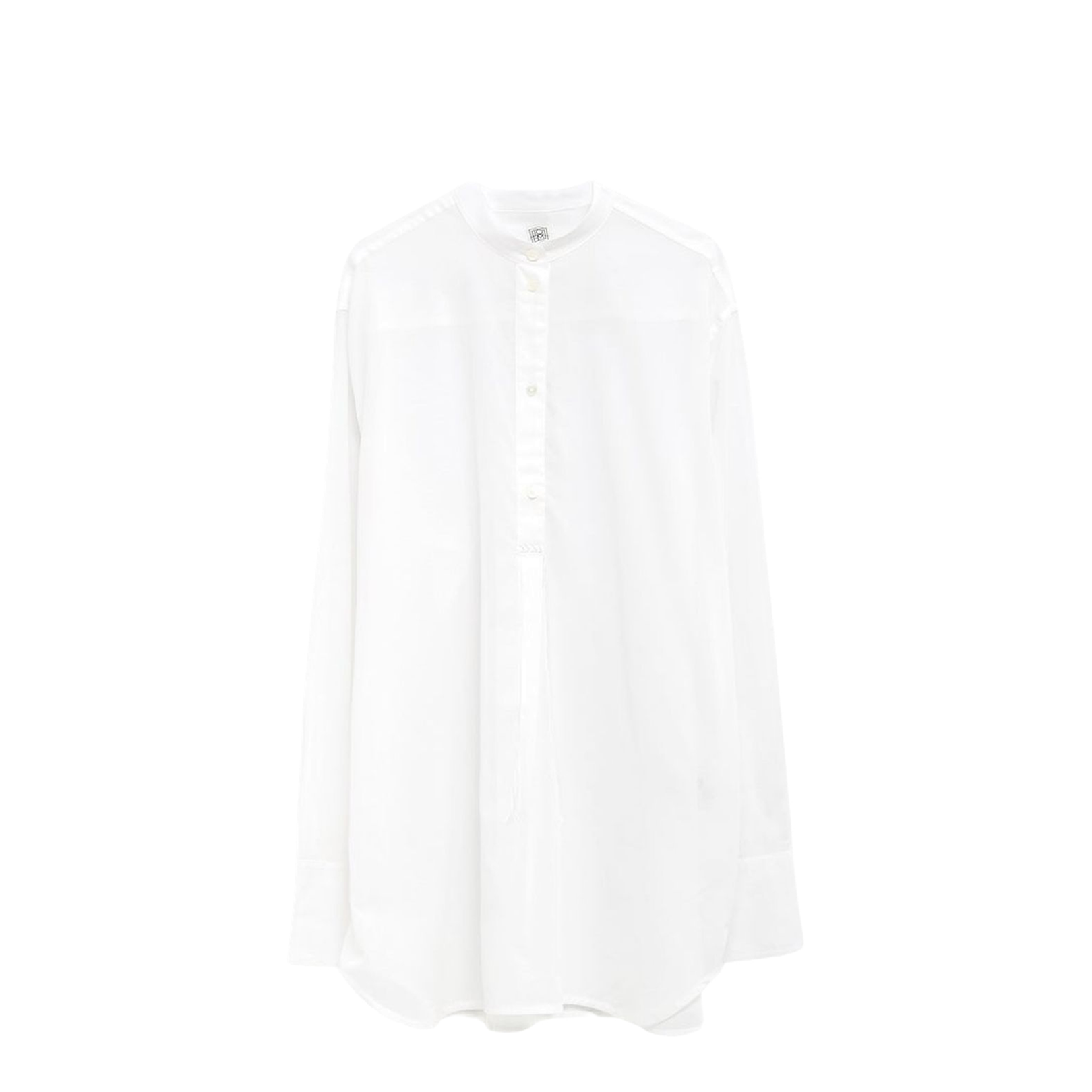 Long Sleeve Band Collar Shirt