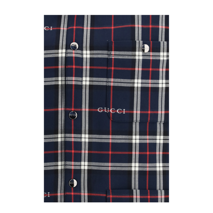 MAYFEYR - Gucci - Padded Tartan Cotton Jacquard Shirt - 853013ZAUAC
