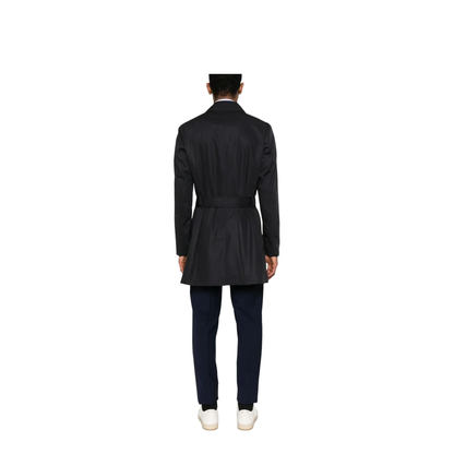MAYFEYR - Herno - Double-Breasted Trench Coat In Dean - IM000364U13238