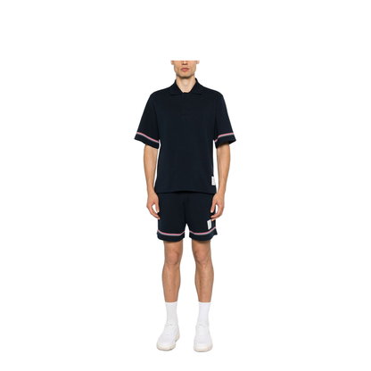 Rugby Fit RWB Stripe Short Sleeve Polo Shirt
