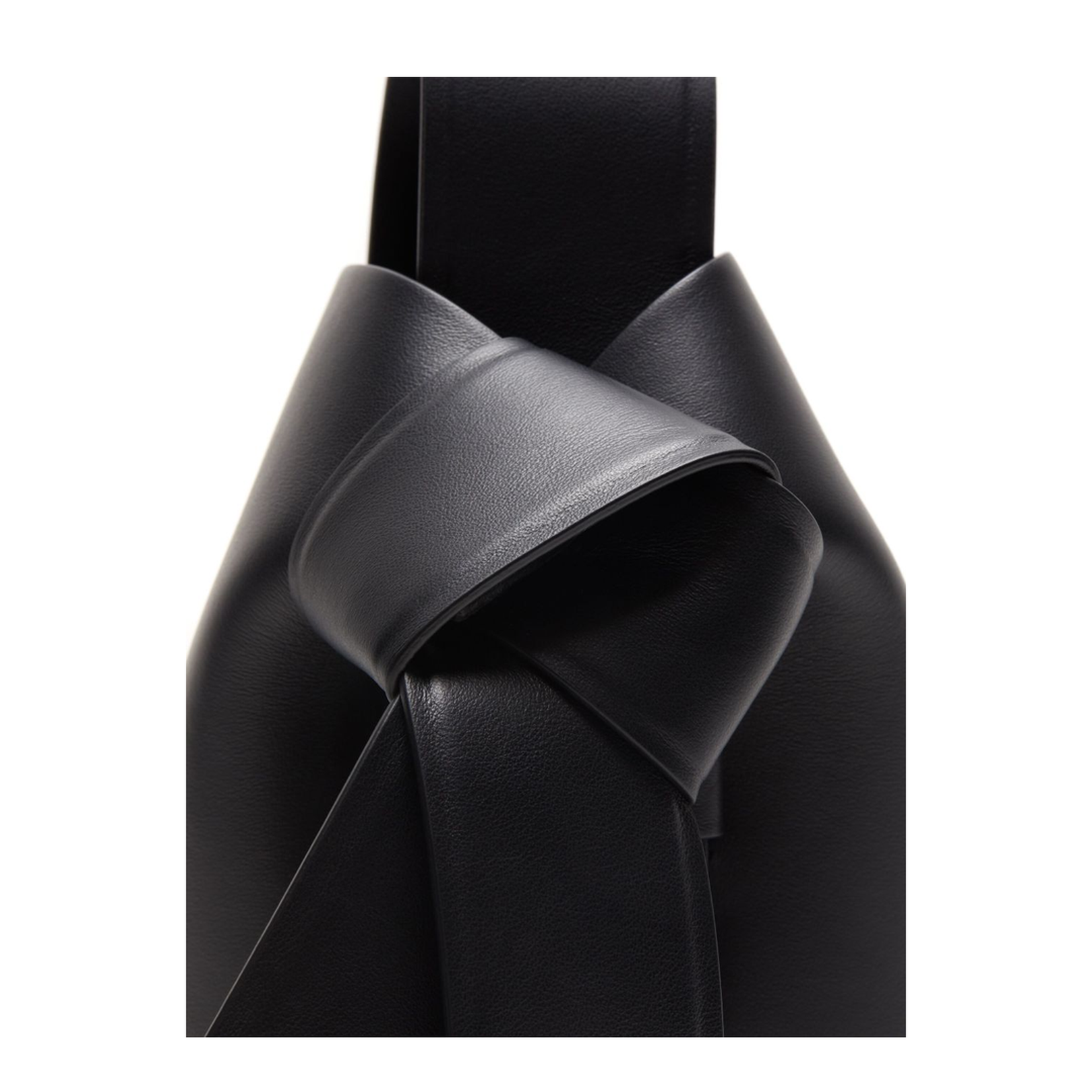 Musubi Mini Leather Handbag - Black