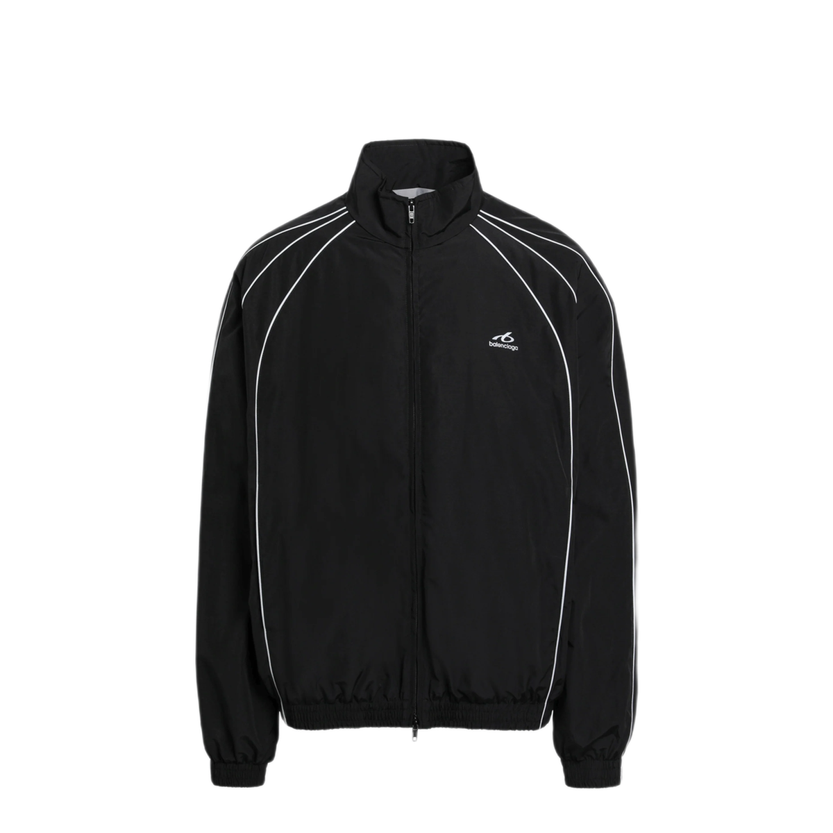 MAYFEYR - Balenciaga - Black Technical Fabric High Collar Zip Closure - A001YQTUQ111000