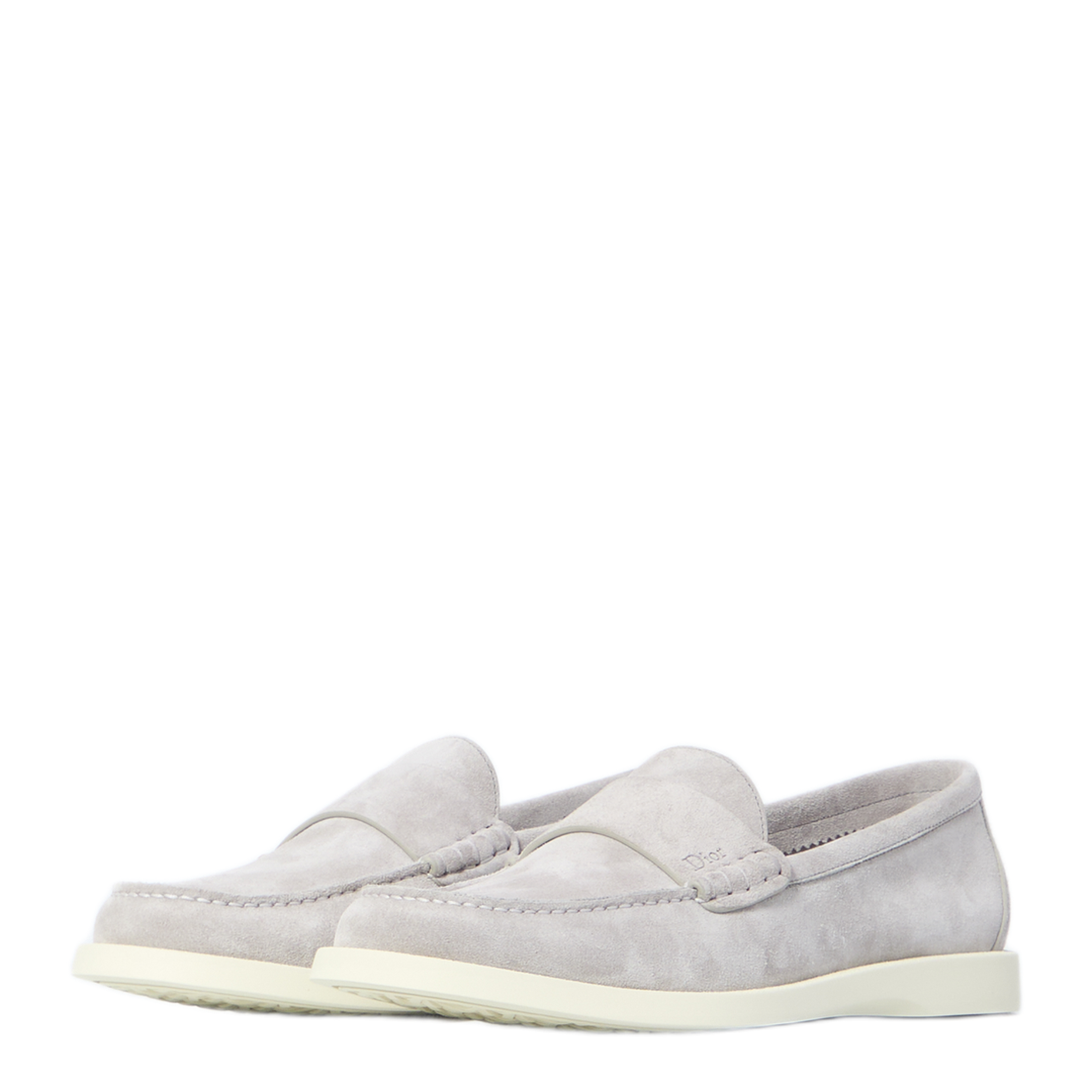 MAYFEYR - Dior - Grey Suede Calfskin Loafers - 3LO216ADRH801