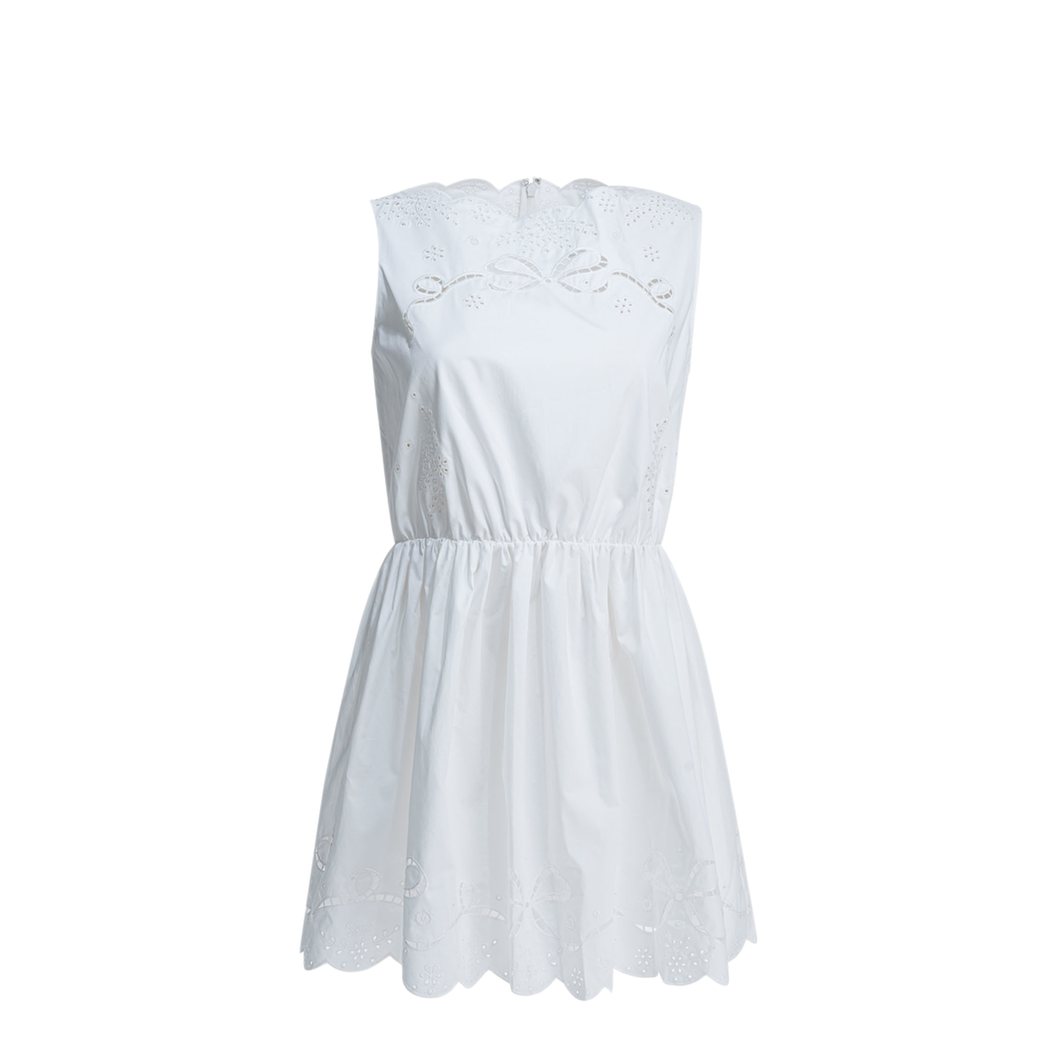 MAYFEYR - Self Portrait - Short Flared Dress - AC26034SWWHITE