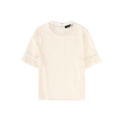 MAYFEYR - Fabiana Filippi - T Shirt With Transparent Details - TPD266F289L7750145