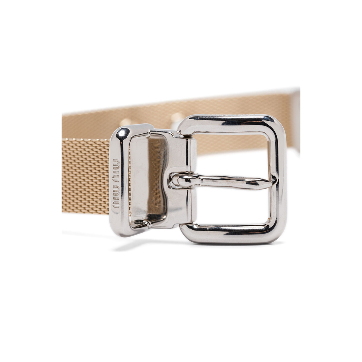 MAYFEYR - Miu Miu - Two Tone Buckle Bracelet - 5IB5552CR4F0BSU