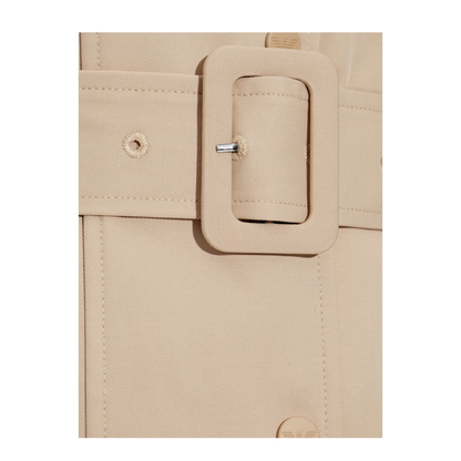 Cotton Blend Trench Coat