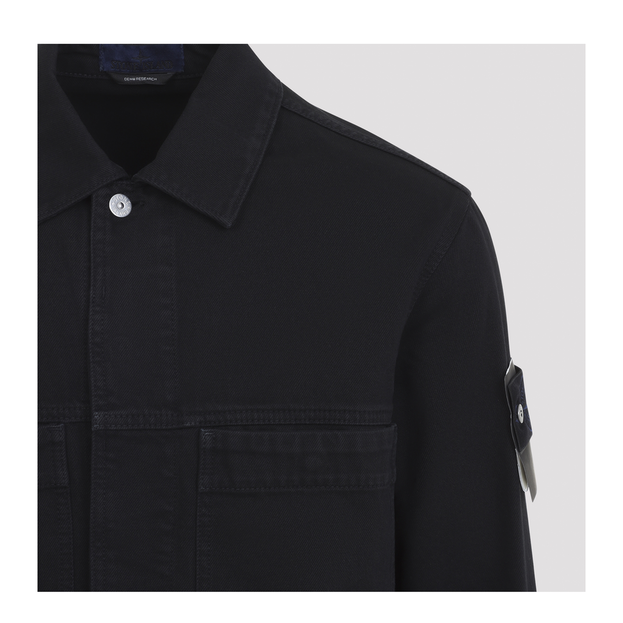 MAYFEYR - Stone Island - Black Biker Jacket - L2S144100006S0J24V0029