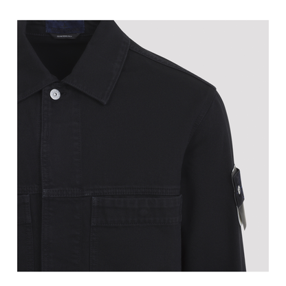 MAYFEYR - Stone Island - Black Biker Jacket - L2S144100006S0J24V0029