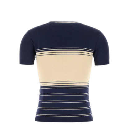 Navy Blue Cotton Sweater