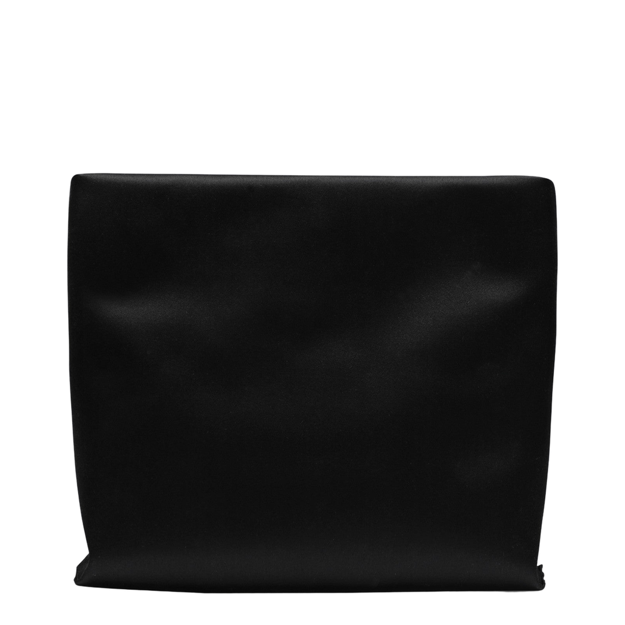 Trompette Clutch Satin Black