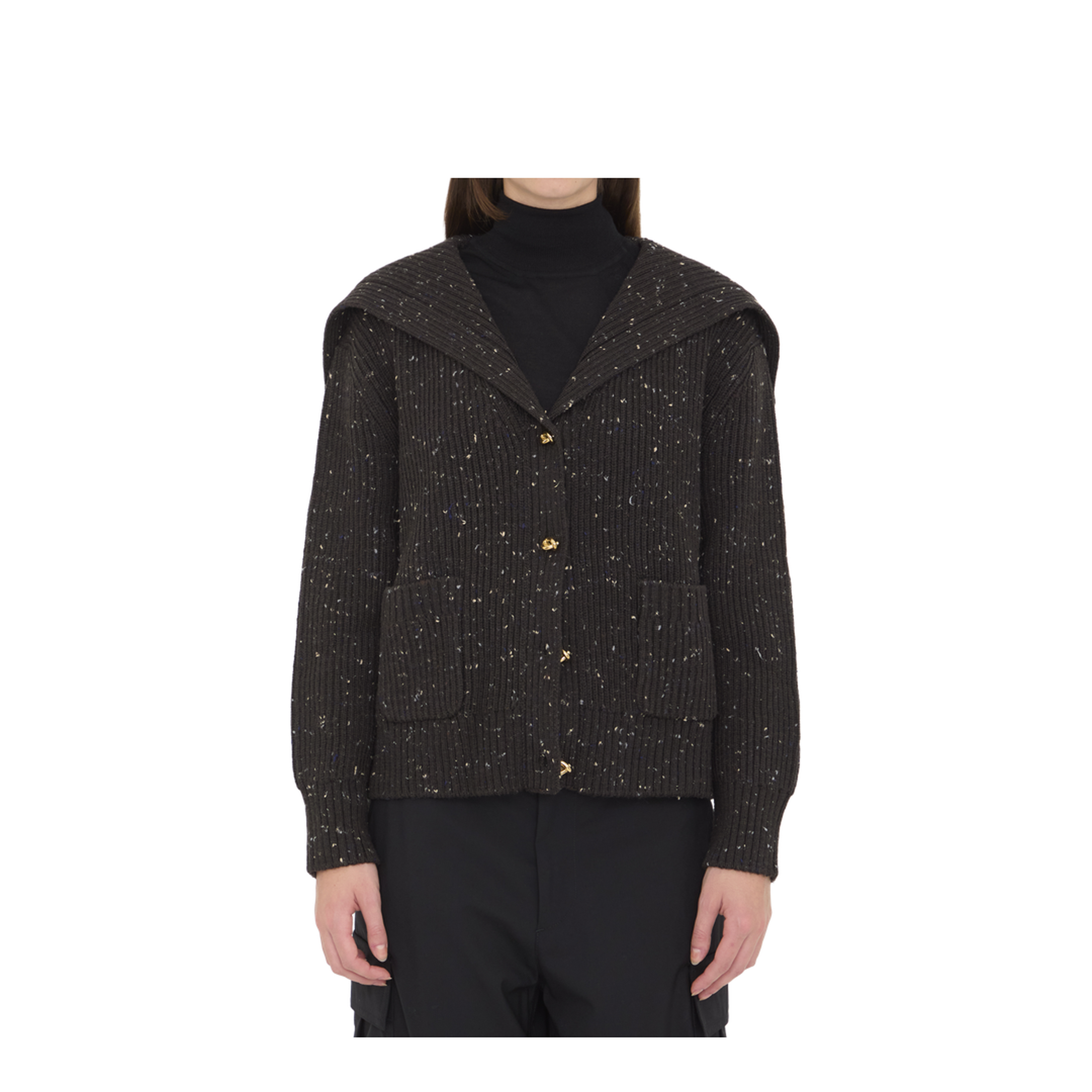MAYFEYR - Bottega Veneta - English Rib Wool Cardigan - 838107V5LV02113