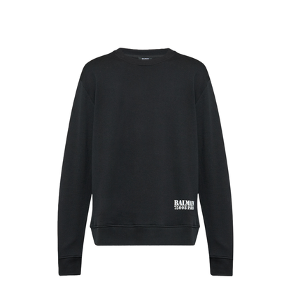 Sweatshirt with Printed Logo
