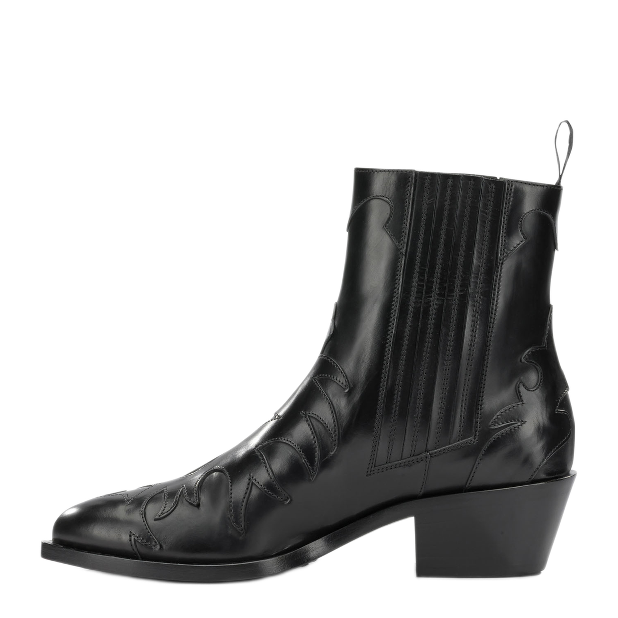 MAYFEYR - Sartore - Parma 45 Mm Cowboy Ankle Boots - SR3645PARMANERO