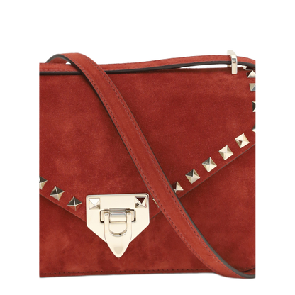 MAYFEYR - Valentino - Rockstud Mini Suede Shoulder Bag - 9W2B0T76KQQAQS