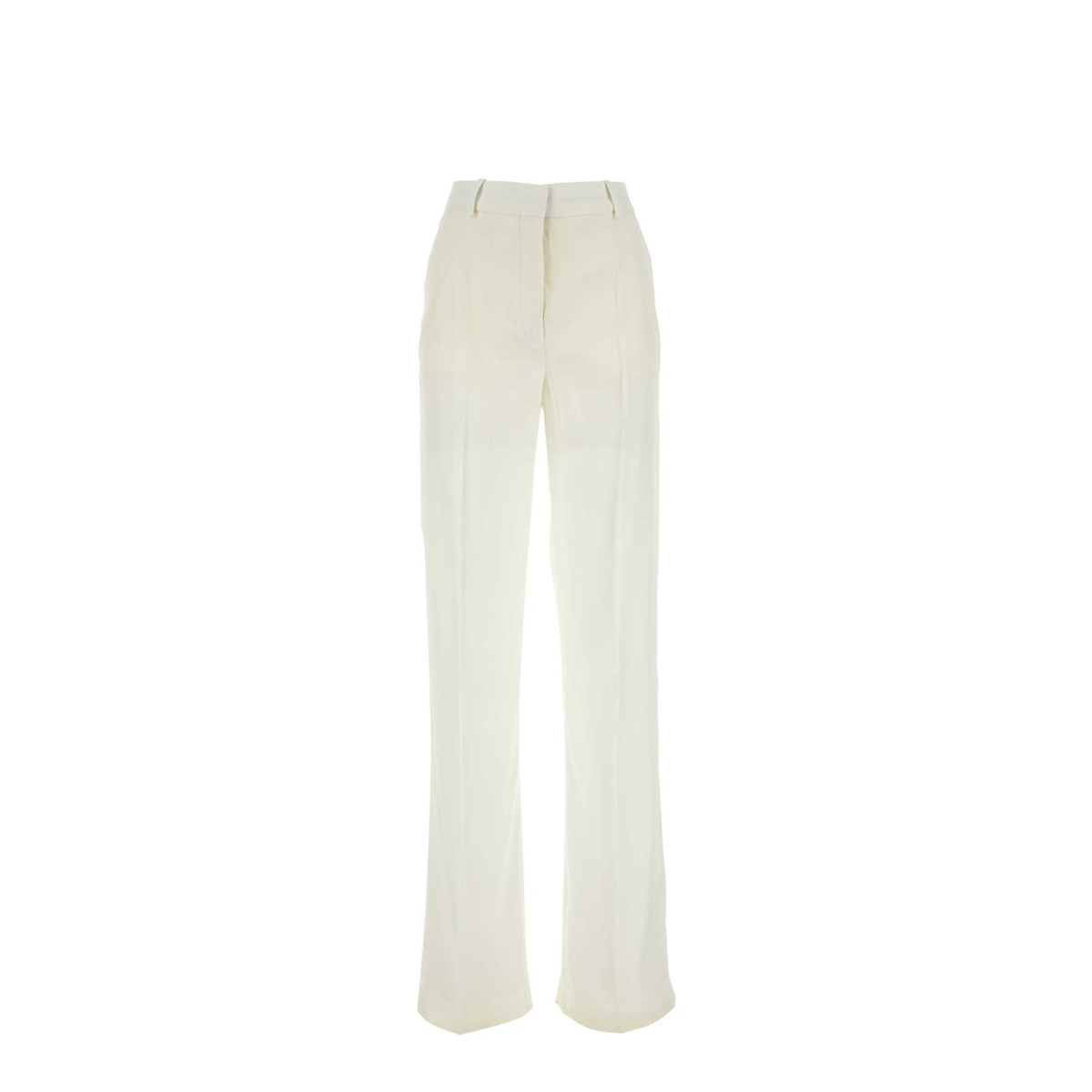MAYFEYR - Stella Mccartney - White Viscose Wide Leg Pant - 6007393CU3519200