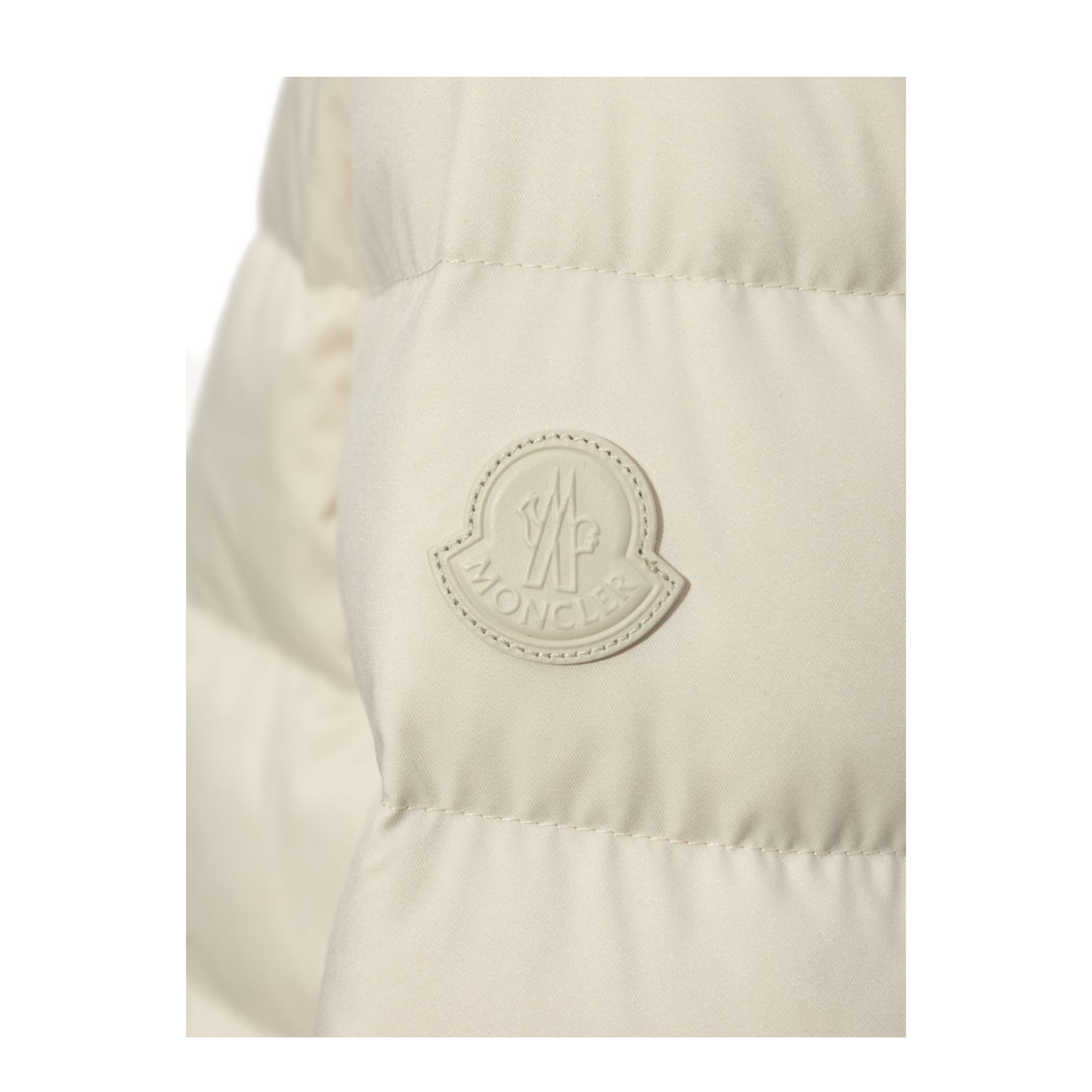 White Ivory Bessettes Short Down Jacket