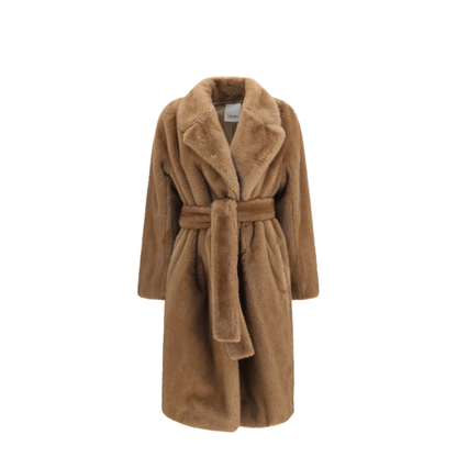 MAYFEYR -  - Miss Belted Faux Fur Coat - 2629456033600001