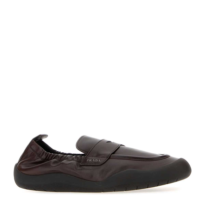 MAYFEYR - Prada - Dark Brown Leather Speedrock Loafers - 2DE161FG000070F0003