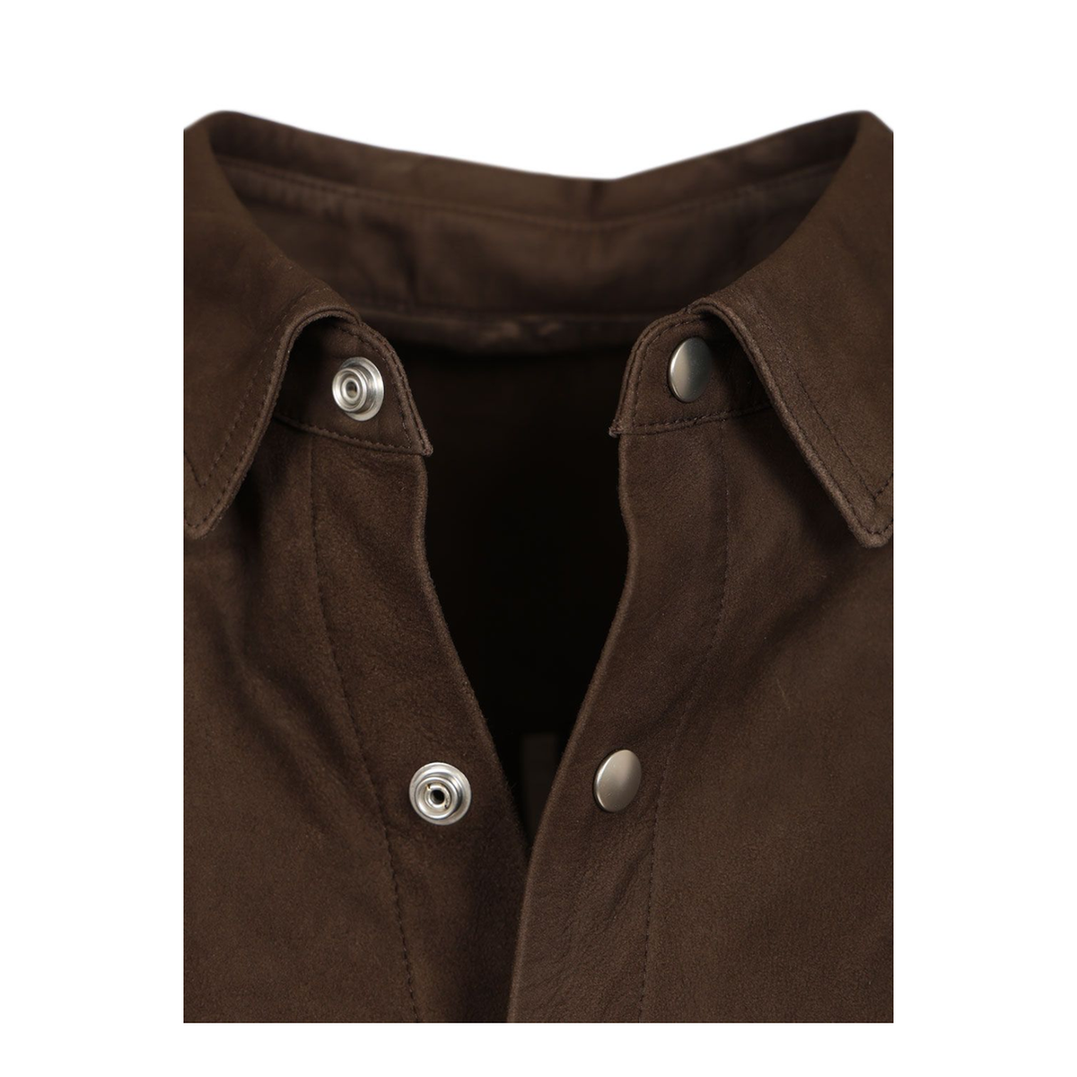 MAYFEYR - Rick Owens - Outershirt In Feather Nappa Leather - RU02F4729LBS84