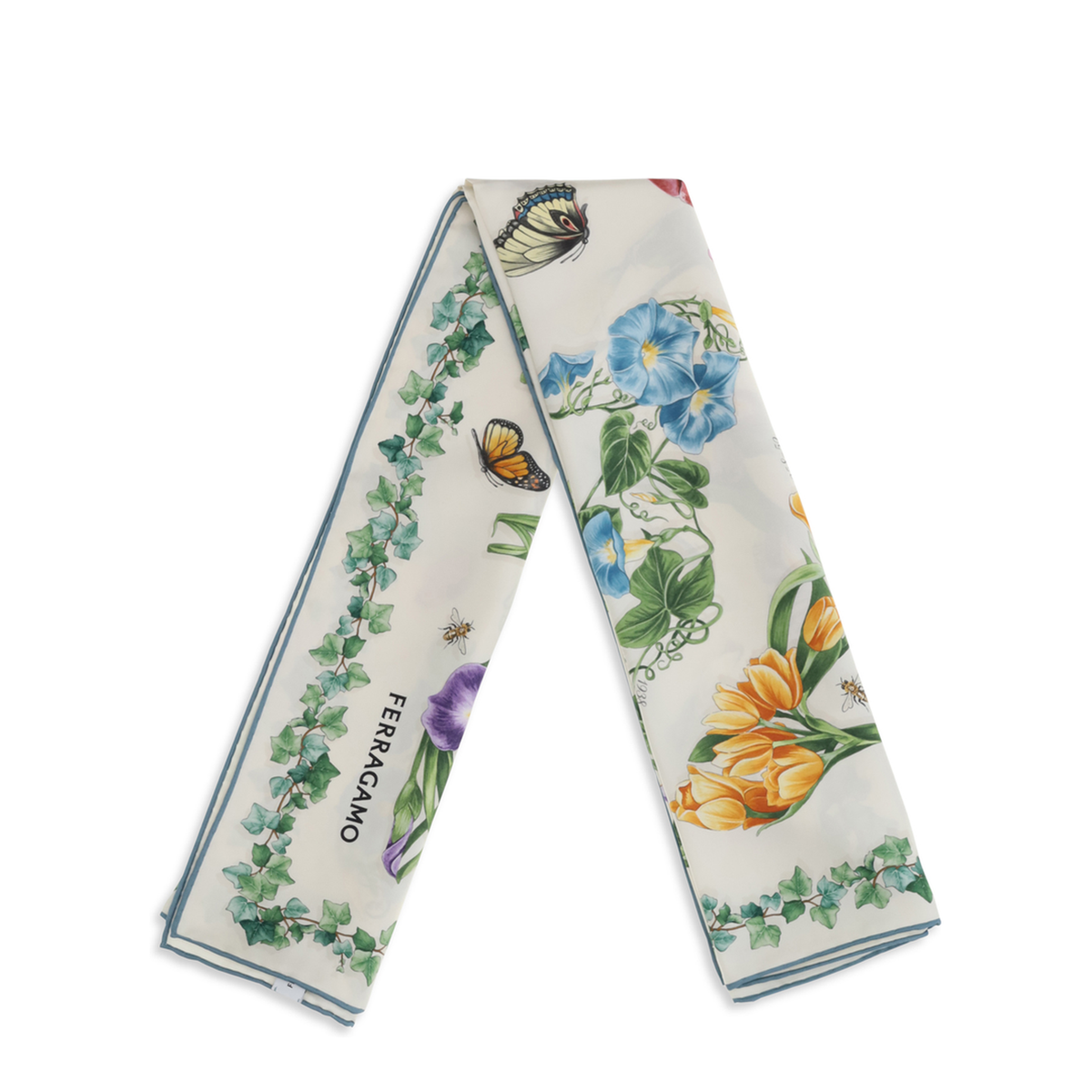 MAYFEYR - Ferragamo - Eden Print Silk Scarf - 795198001