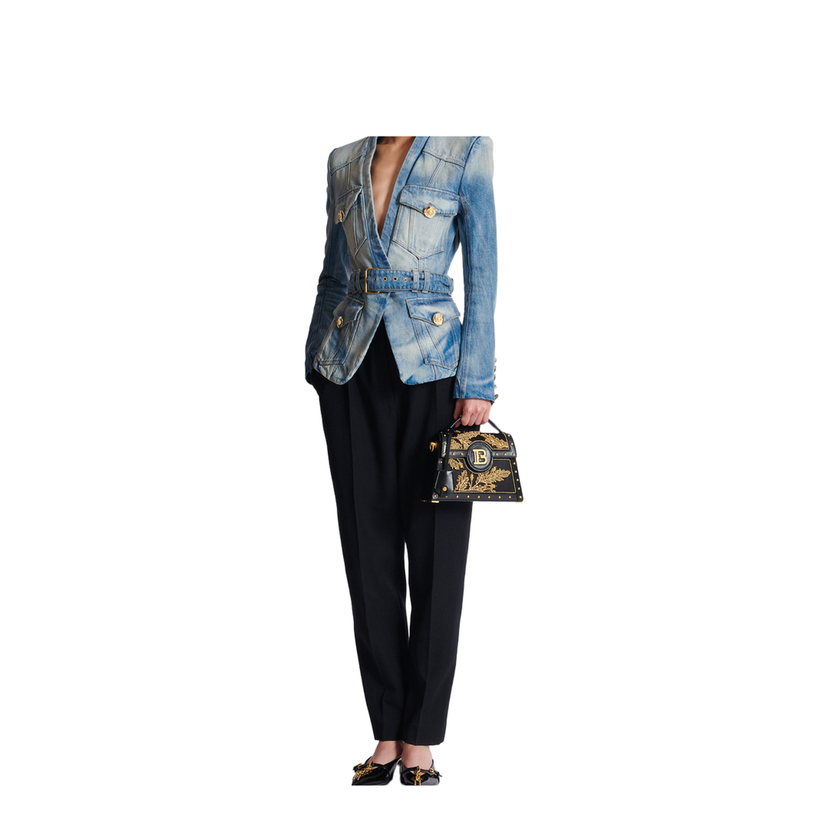 B-Buzz Dynasty Bag in Embroidered Satin