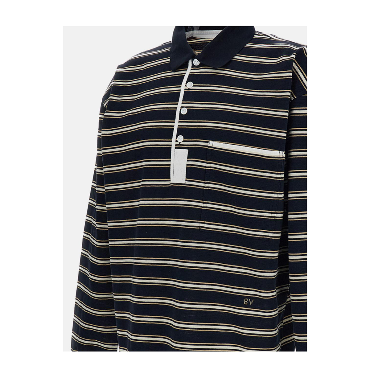 Striped Piquet Polo Shirt