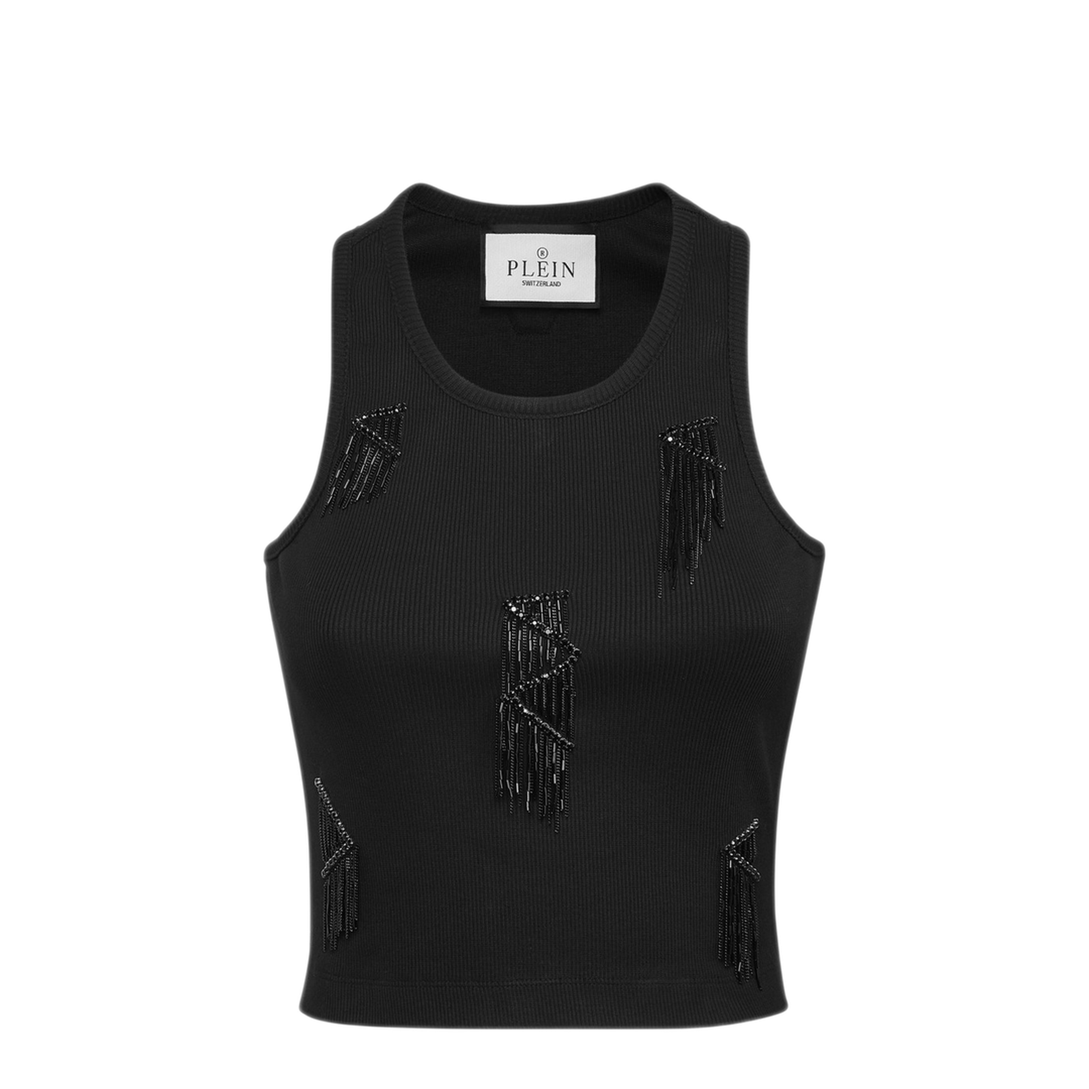 MAYFEYR - PHILIPP PLEIN - Black T Shirt - SAECWTK3567PJY002N02