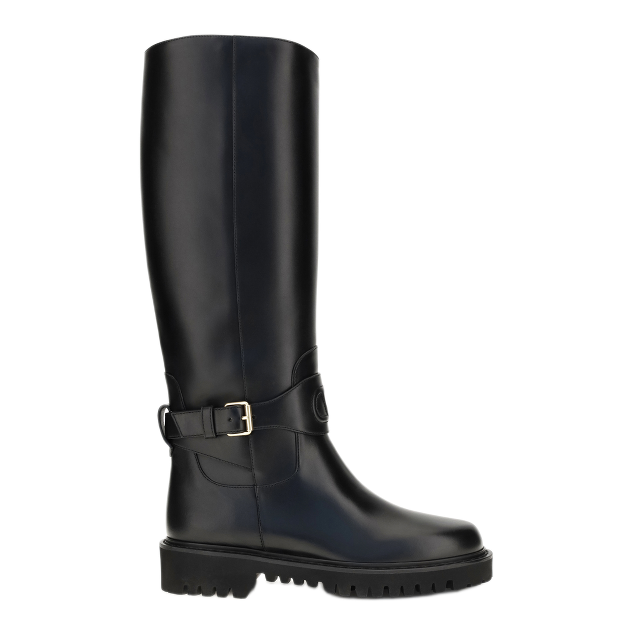 MAYFEYR - Valentino - Vlogo Signature Calfskin High Boots - 9W2S0QA3VQK0NO