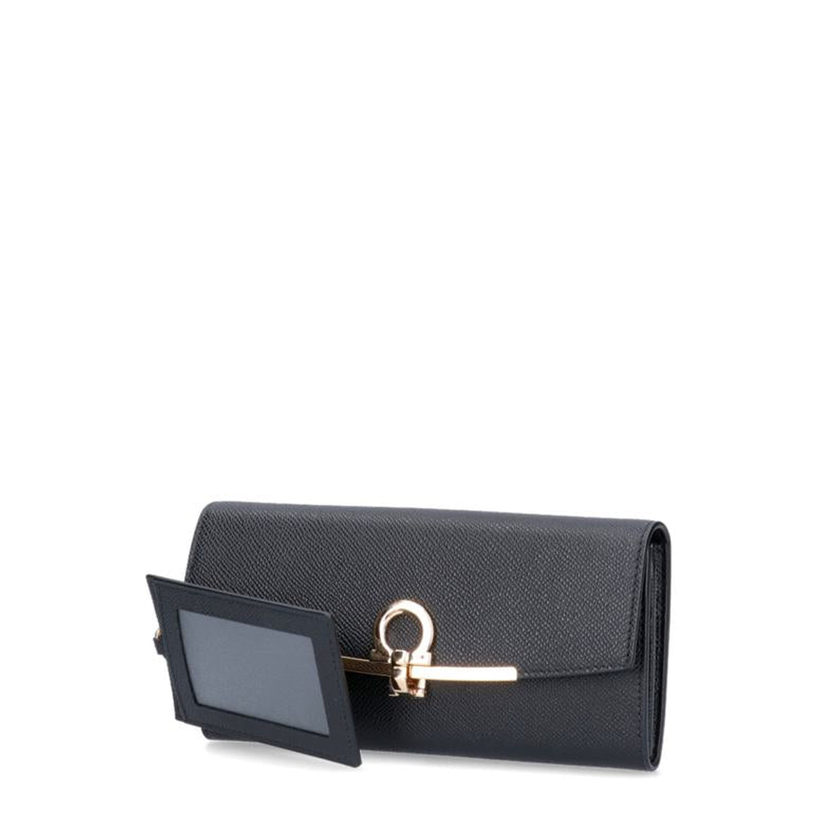 Gancini Leather Continental Wallet