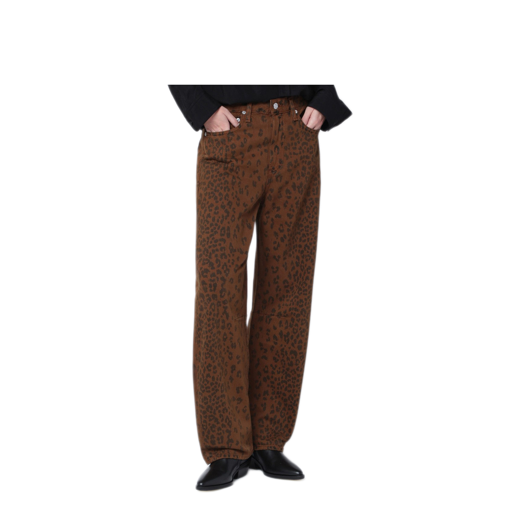 MAYFEYR - Citizens of Humanity - Relaxed Miro Jeans With Cheetah Print - 22521248PRSEPCH