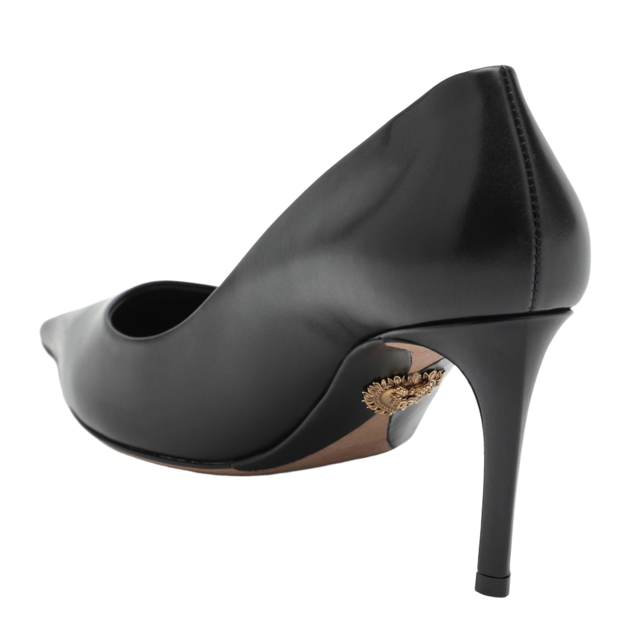 Black Calfskin Devotion Pumps
