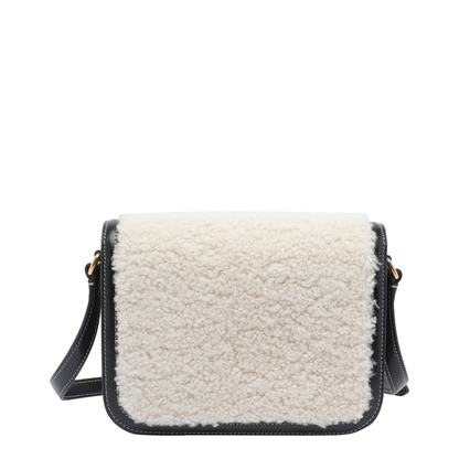 9 To 5 Small Sheraling And Leather Shoulder Bag