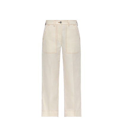 Trousers with Contrasting Stitching