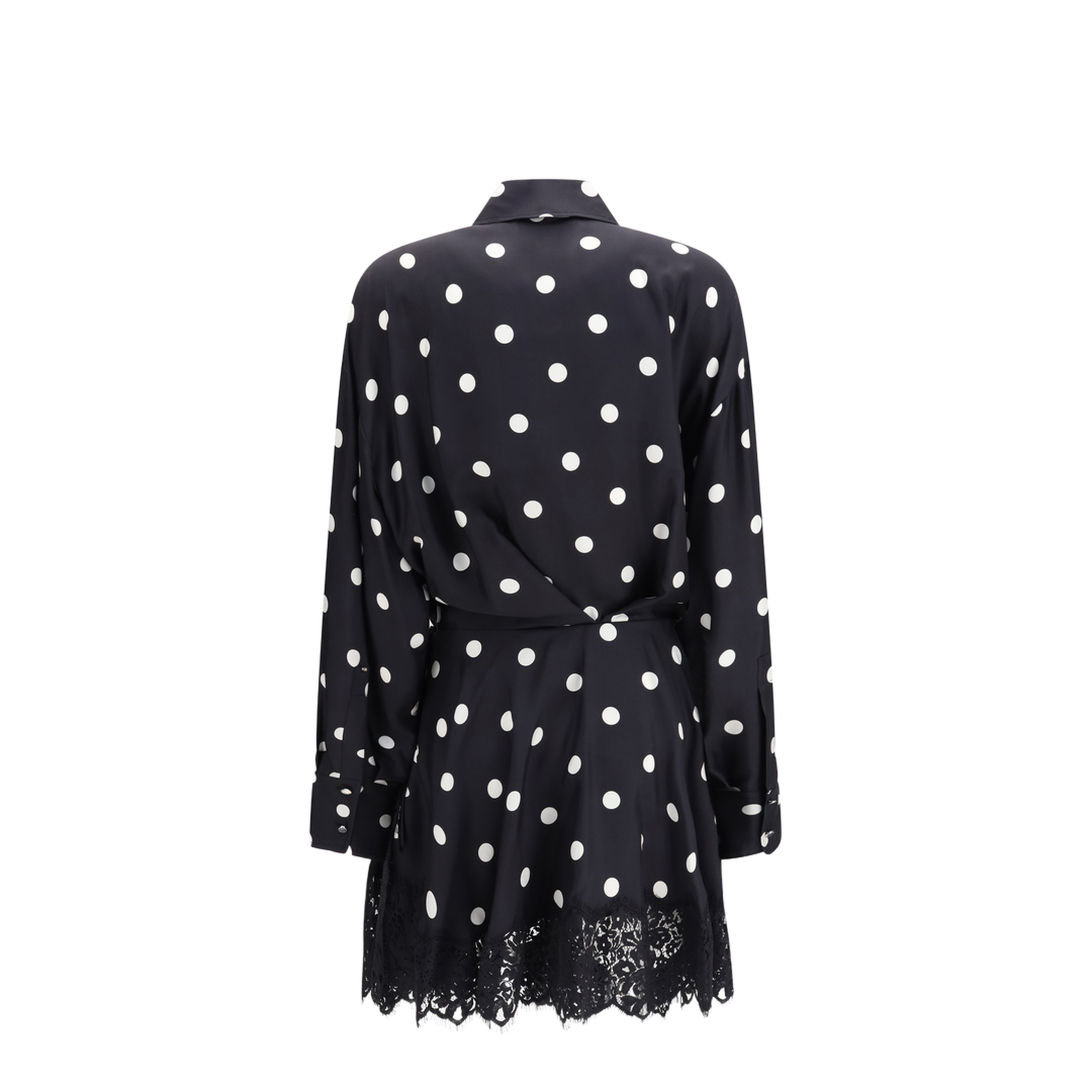 MAYFEYR -  - Polka Dot Lace Dress With Drawstring - 2612221022600