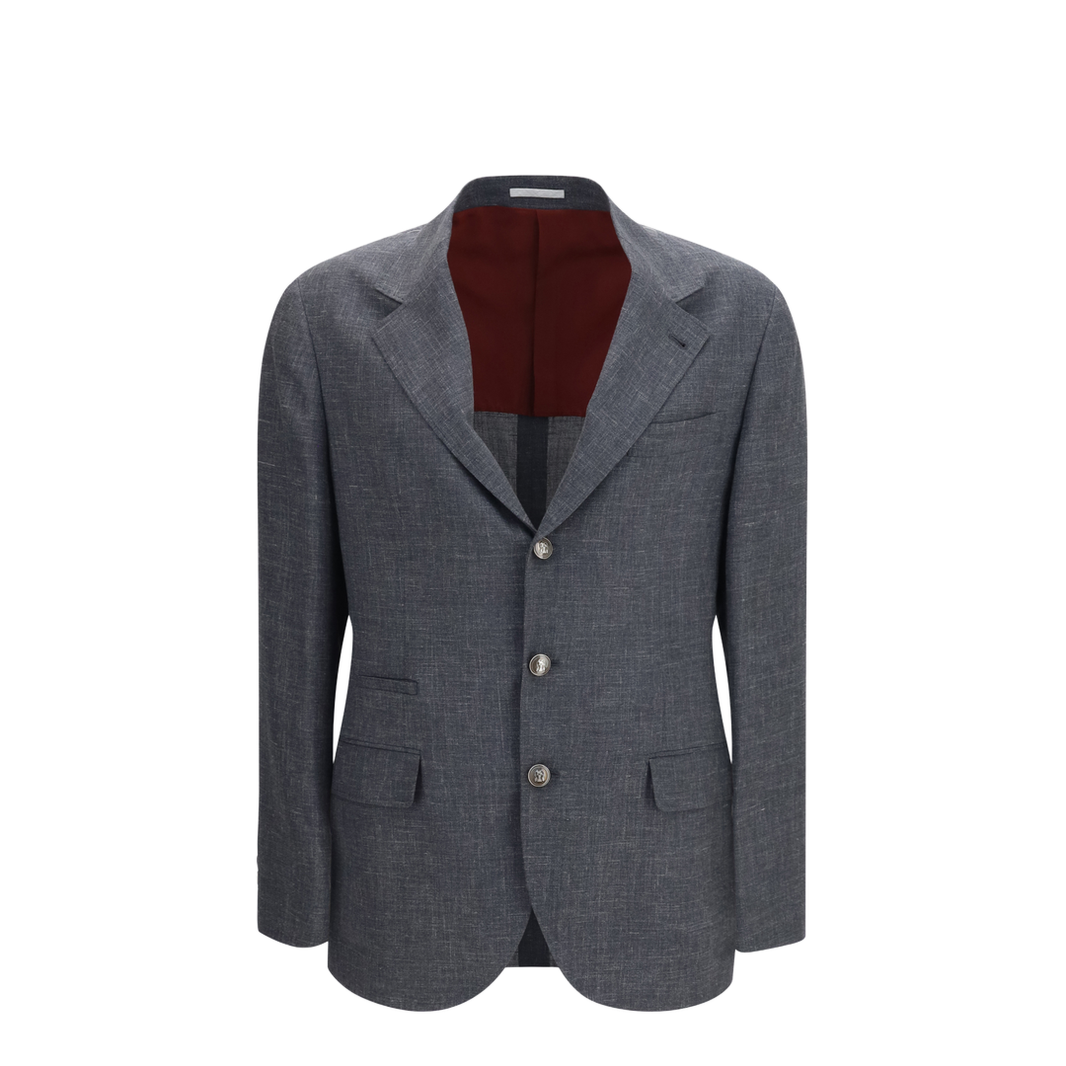 MAYFEYR - Brunello Cucinelli - Deconstructed Jacket In Flame-Textured Wool, Silk, And Linen - MZ4047BTD2