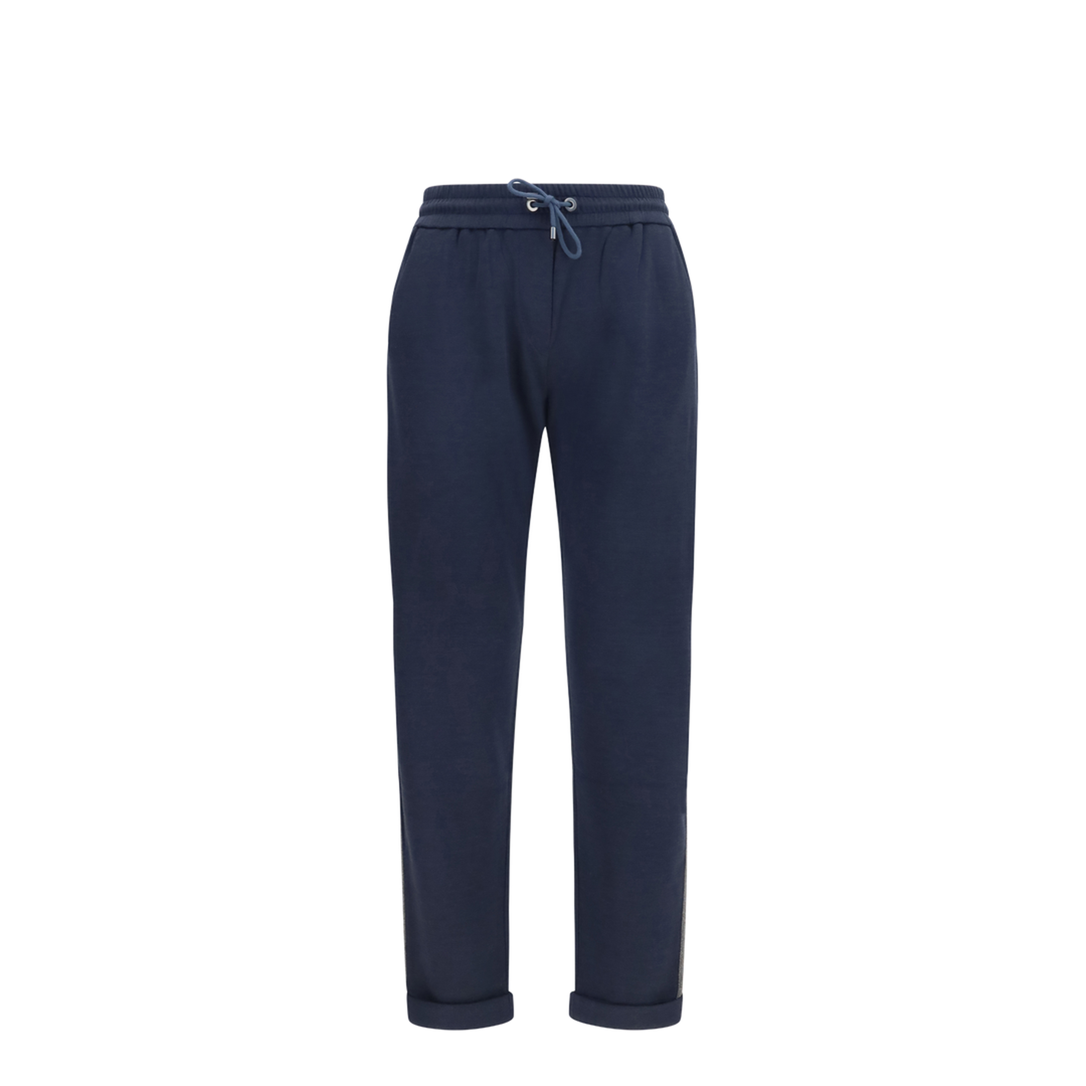 MAYFEYR - Brunello Cucinelli - Drawstring Pants In Cotton And Silk Blend - MD828SM679