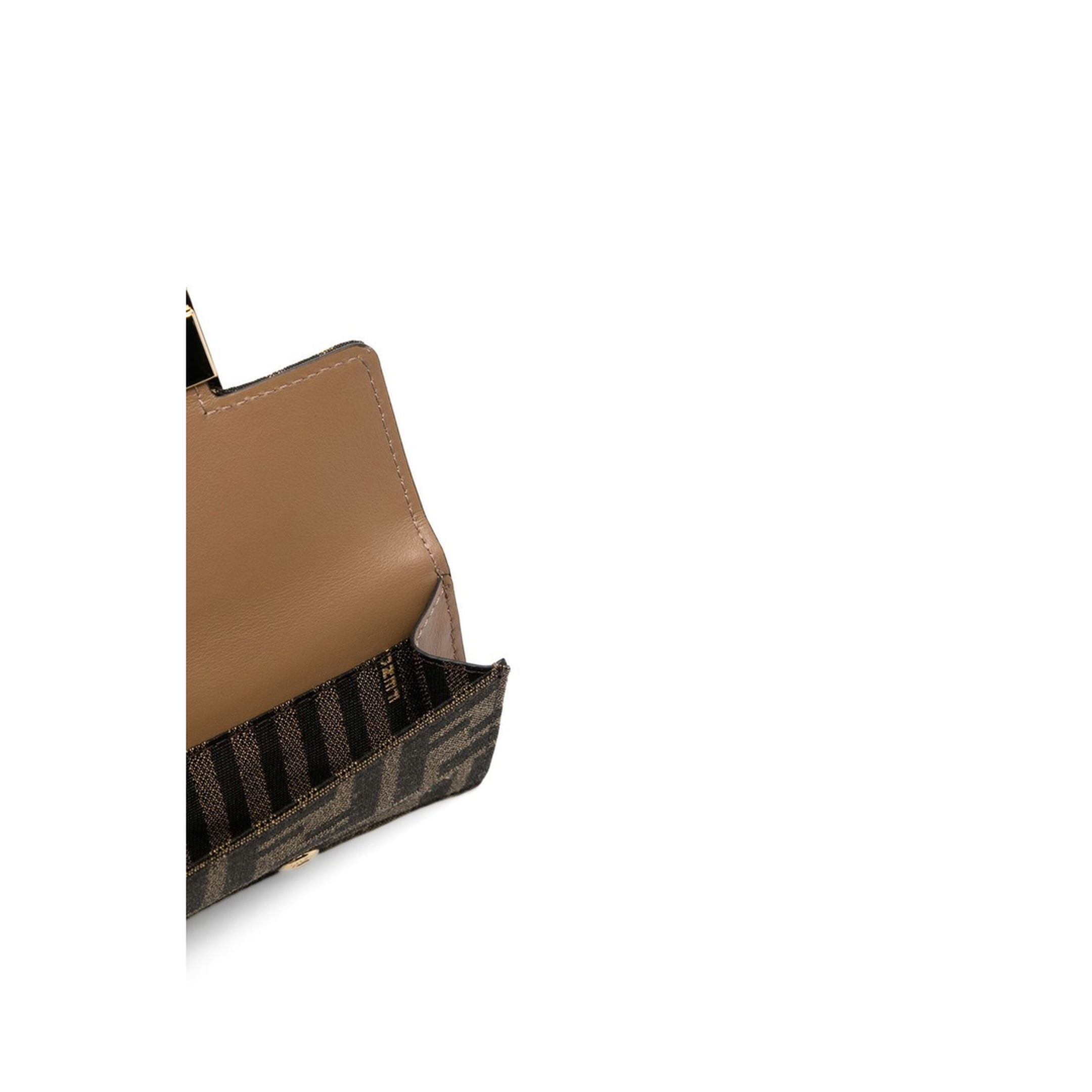 Baguette FF Jacquard Wallet - Brown