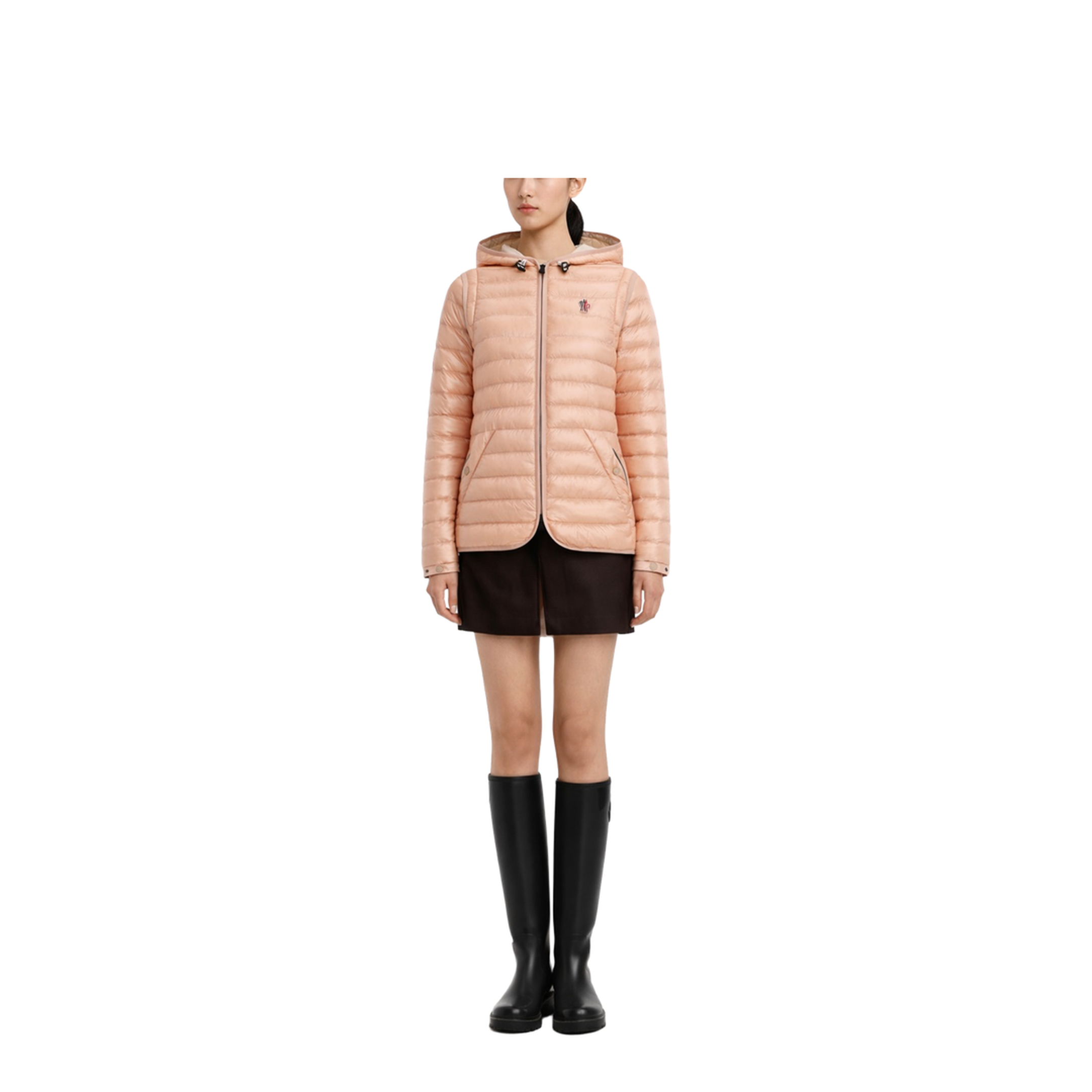 Karura Short Transformable Down Jacket Pink