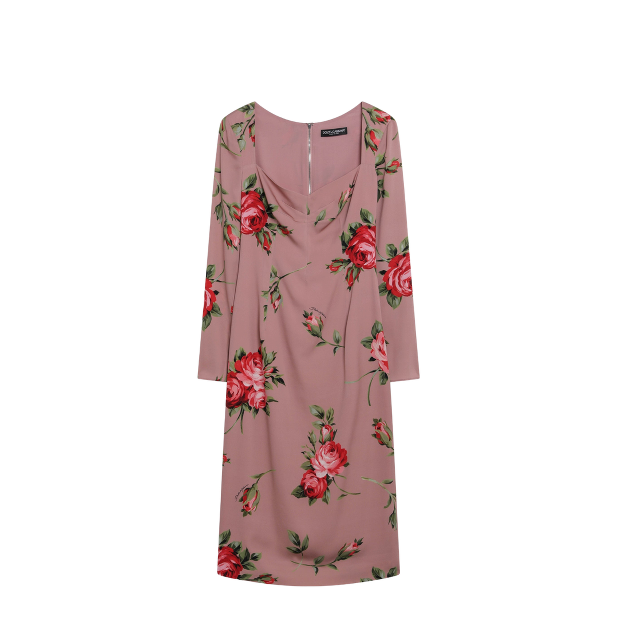 MAYFEYR - Dolce & Gabbana - Bouquet Rose Print Sheath Dress - F612TTFSA8QHF5ZN