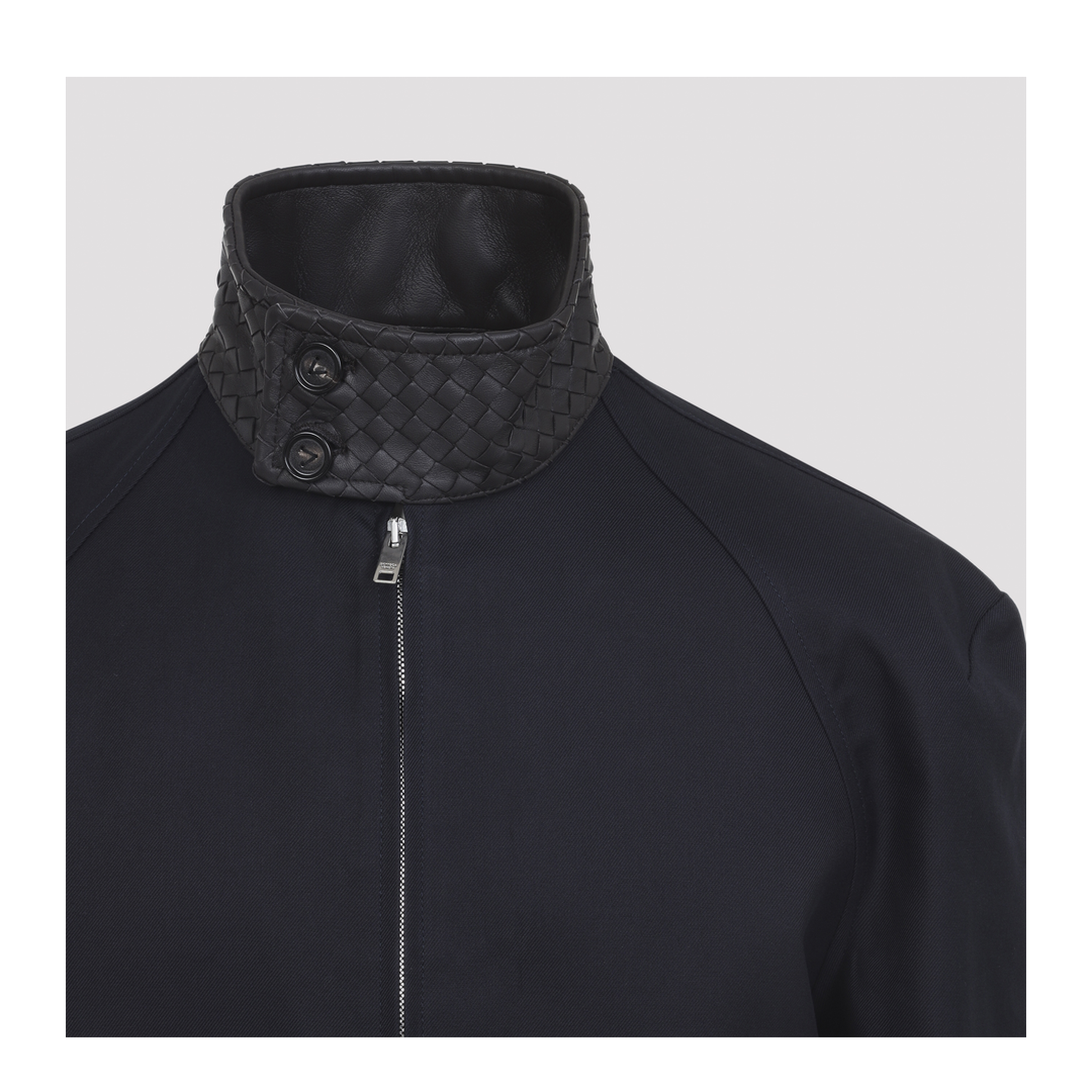 MAYFEYR - Bottega Veneta - Midnight Blue Cotton Gabardine Jacket - 874709V6CK04071