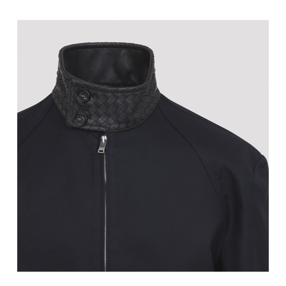 MAYFEYR - Bottega Veneta - Midnight Blue Cotton Gabardine Jacket - 874709V6CK04071