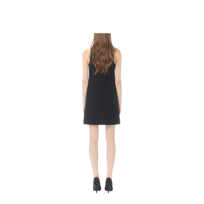 MAYFEYR - Valentino - Rhinestone Snake Embroidery Crepe Couture Short Dress - BVAKD51CF